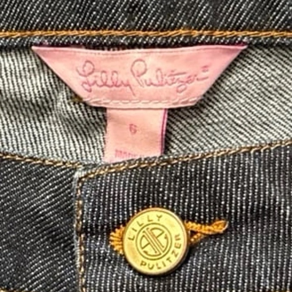 Lilly Pulitzer Palm Beach Fit Sz.6 Boot-Cut Jeans New - Picture 3 of 12